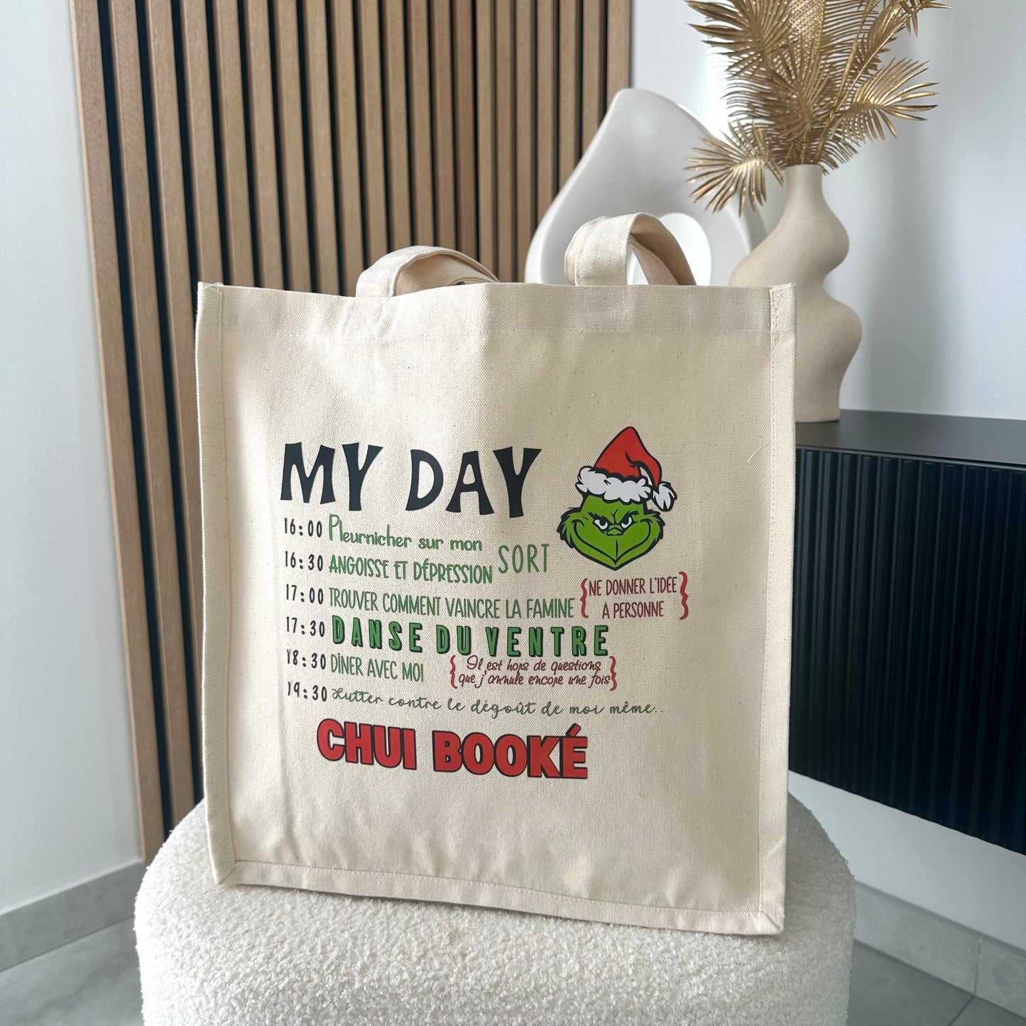 Tote Bag Grinch Day