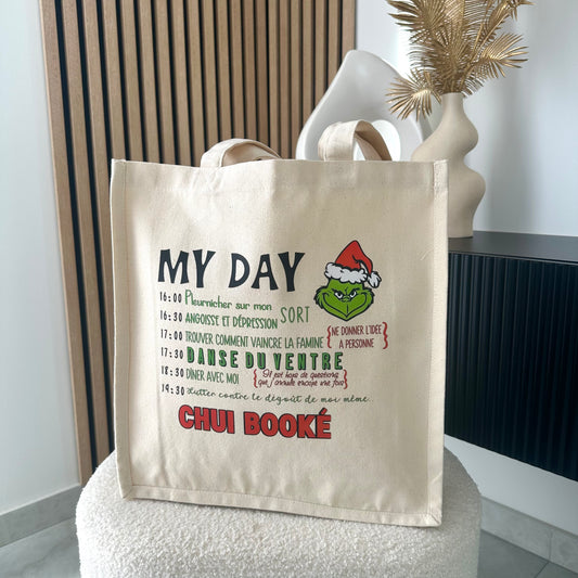 Tote Bag Grinch Day